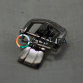 Застібка метелик автомат для ремінців Chopard біла ZCH-001 - 1